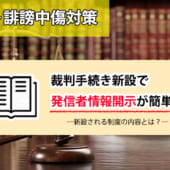 発信者情報開示請求の新設